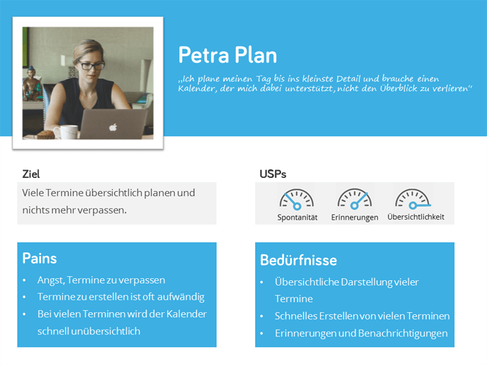 Persona Profil Beispiel